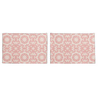 Funda De Cojín Pink And Cream Farmhouse 