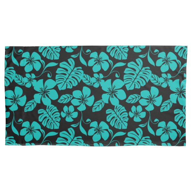 FUNDA DE COJÍN PINK BIKINI (NEGRO/VERDE AZULADO) (Anverso-izquierdo)