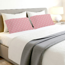 Funda De Cojín Pink Circles Pattern Pair Of Pillowcases