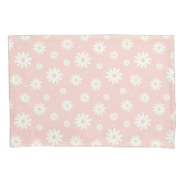 Funda De Cojín Pink Daisy Floral