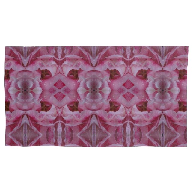 Funda De Cojín Pink Tulip Ikat Too  (Anverso-izquierdo)