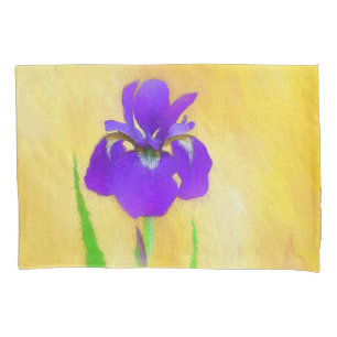 Funda De Cojín Pintado de iris morado - Perro original curado A