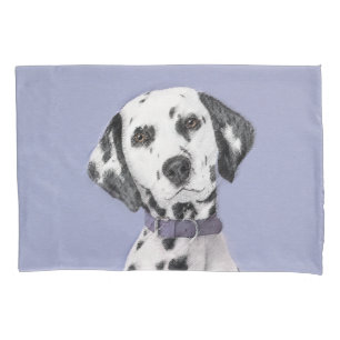 Funda De Cojín Pintura dálmata - Arte de perro original