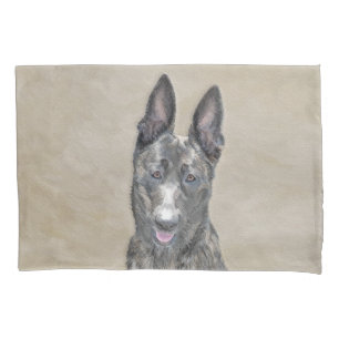 Funda De Cojín Pintura Holandesa de Pastores - Arte Perro Origina