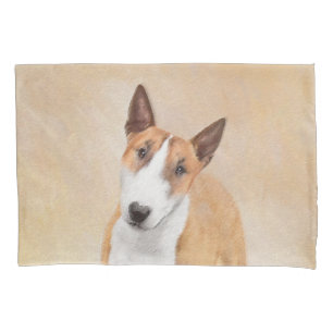 Funda De Cojín Pintura Miniatura de Bull Terrier - Cute Original