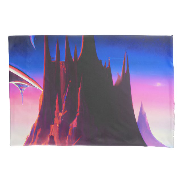 Funda De Cojín Pintura petrolera de Dream World (Anverso)
