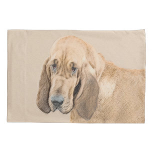 Funda De Cojín Pintura Sangrienta - Arte Perro Original.