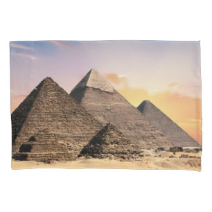 Funda De Cojín pirámides de giza Antiguo Egipto Paisaje desértico