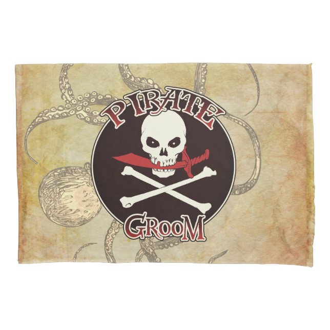 Funda De Cojín Pirate Groom (Anverso)