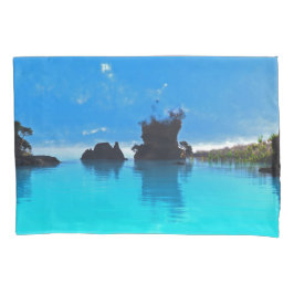 Funda De Cojín Piscina azul
