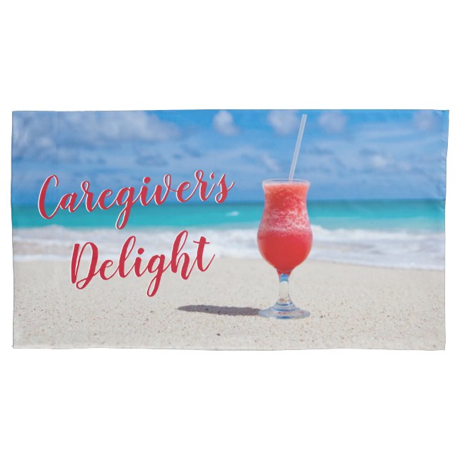 Funda De Cojín Piscina delgada del cuidador (Anverso)