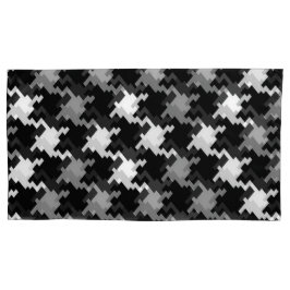 Funda De Cojín Placa gris negra