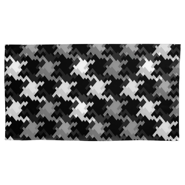 Funda De Cojín Placa gris negra (Anverso)