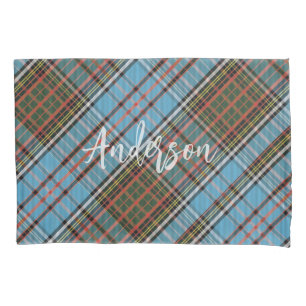 Funda De Cojín Plaid Anderson Classic Tartan Rustic Personalizado