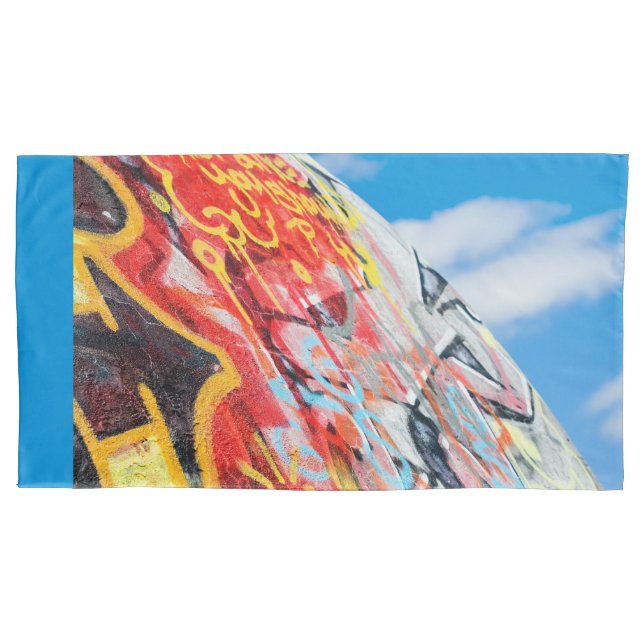 Funda De Cojín planeta graffiti (Anverso)