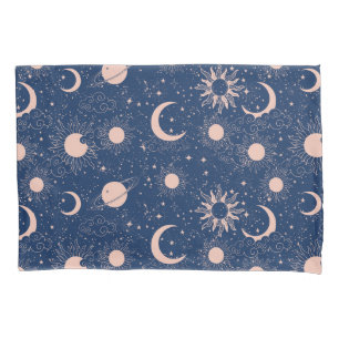 Funda De Cojín Planetas y patrones de estrellas