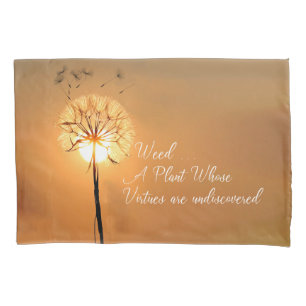 Funda De Cojín Planta WEED de virtud no descubierta