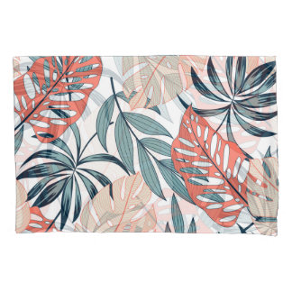 Funda De Cojín Plantas tropicales dejan la impresión de moda