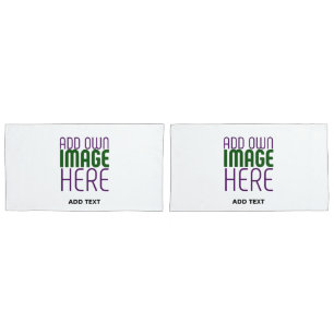 FUNDA DE COJÍN PLANTILLA DE TEXTO DE IMAGEN BLANCA SIMPLE EDITABL