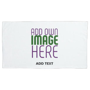 FUNDA DE COJÍN PLANTILLA DE TEXTO DE IMAGEN BLANCA SIMPLE EDITABL