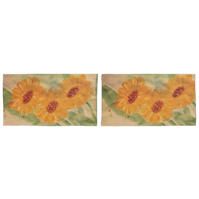 Funda De Cojín Plástico floral (Anverso - Set)
