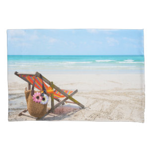 Funda De Cojín Playas tropicales   Silla de playa de arena