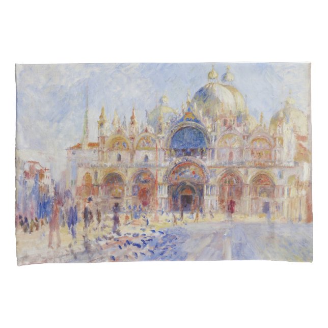 Funda De Cojín Plaza San Marcos, Venecia (Piazza San Marco) (Anverso-Derecho)