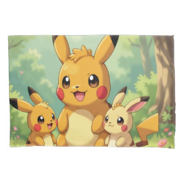 Funda De Cojín Pokémon und seine Treue Freunde