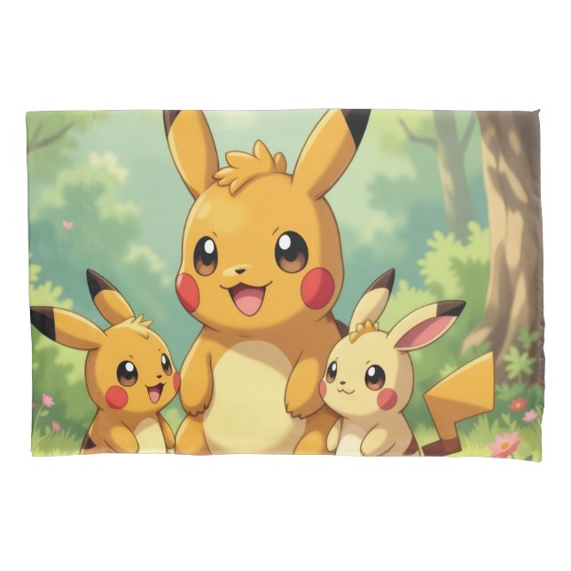 Funda De Cojín Pokémon und seine Treue Freunde (Anverso)