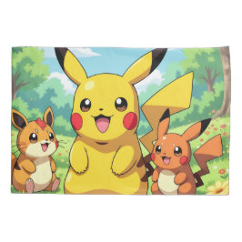 Funda De Cojín Pokémon und seine Treue Freunde