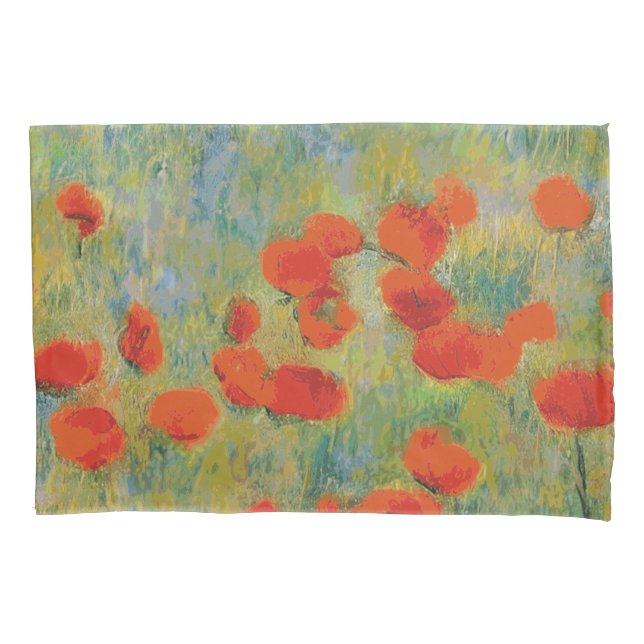 Funda De Cojín Poppies - Pillowcase (Anverso)
