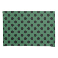 Pos de polka negra en verde gelatina