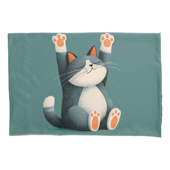 Funda De Cojín Professional Nap Taker Funny Sleeping Cat (Anverso)