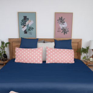 Funda De Cojín Punto de coral polka