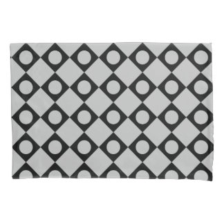 Funda De Cojín Punto retro negro