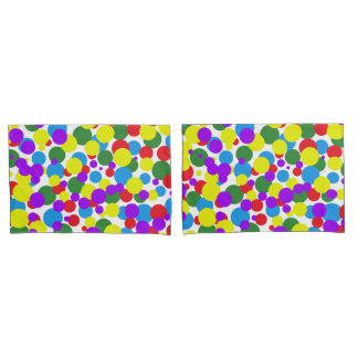 Funda De Cojín Puntos coloridos