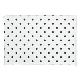 Funda De Cojín Puntos del Polka Negro