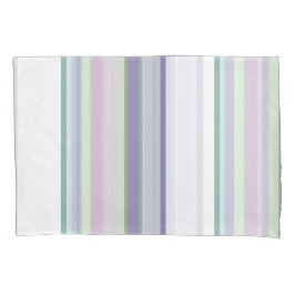 Funda De Cojín Purple, Neptune, sea green, and Lavender stripes