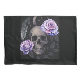FUNDA DE COJÍN PURPLE SKULL