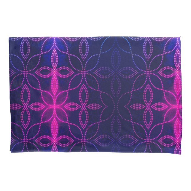 Funda De Cojín Púrpura potencia Pillowcase (Anverso)