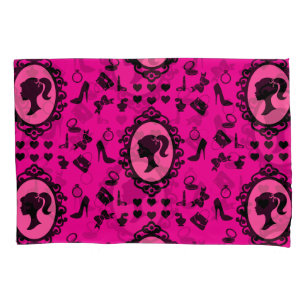 Funda De Cojín Purpurina Doll Birthday Pink Glam Fashion