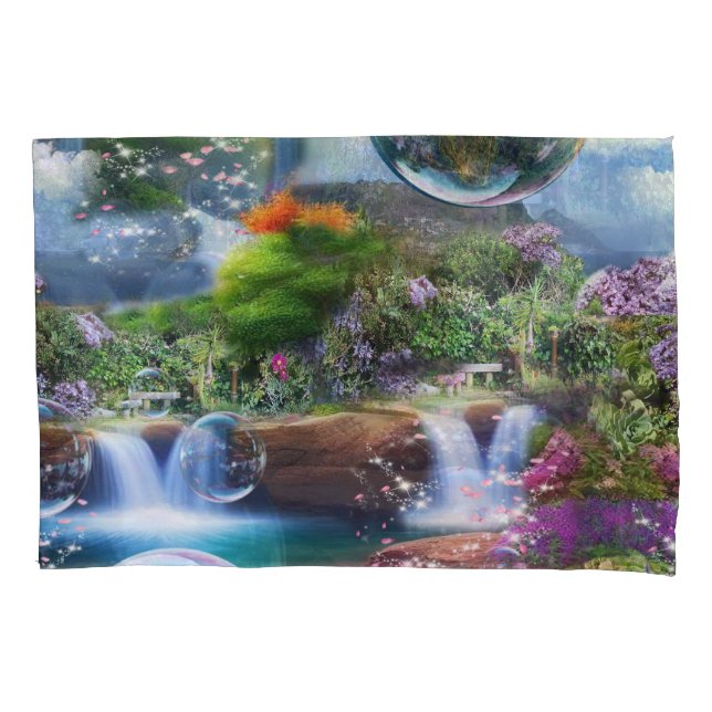 Funda De Cojín Qué mundo maravilloso en el que vivo (Anverso)