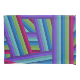 Funda De Cojín Rainbow Crisscross