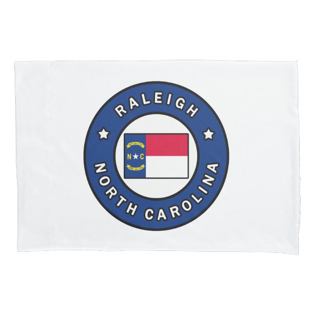 Funda De Cojín Raleigh Carolina del Norte (Anverso)