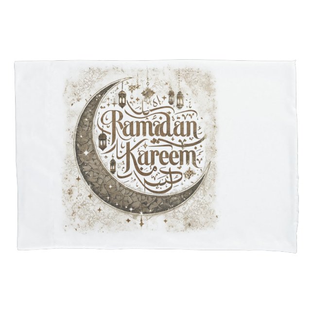 Funda De Cojín Ramadan Mubarak Celebración Tradicional (Anverso)