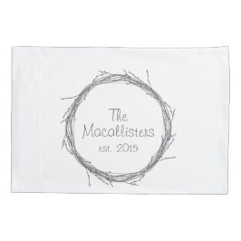 Funda De Cojín Ramitas y vides