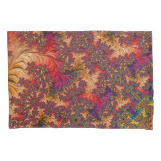 Funda De Cojín Ramo abstracto fractal brillante y alucinante