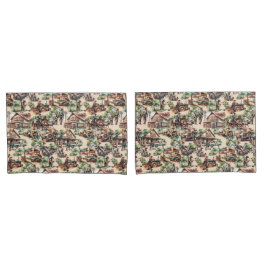 Funda De Cojín Rancho occidental o escenario rural