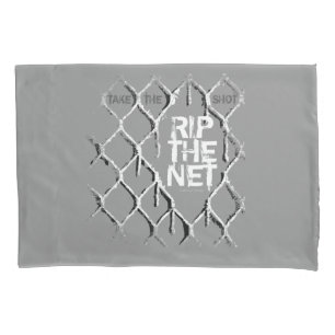 Funda De Cojín Rasgue el neto (el hockey)