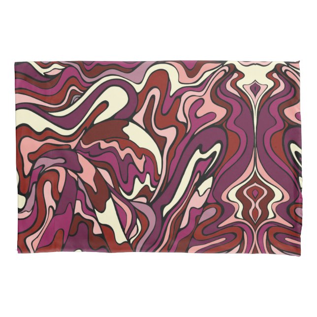 Funda De Cojín Raspberry Ripple Reversible (Anverso)